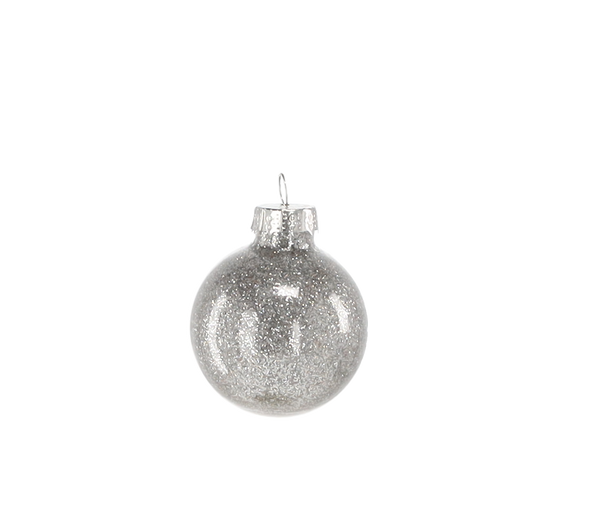 SET OF 36 CHRISTMAS TREE BAUBLES PASTEL COLORS 4 CM