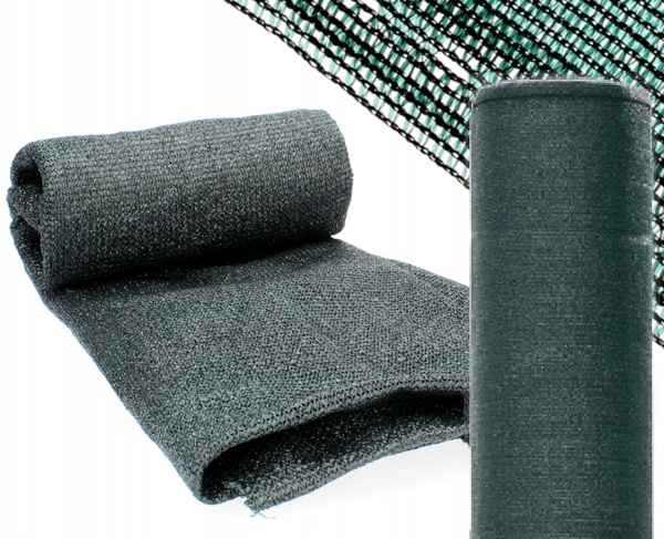 SHADING MESH FOR THE FENCE DARK GREEN 1,5 x 10 M 135g/m2 90% *5641