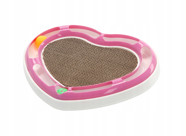 TOY FOR CAT WITH SCRATCHER HEART 38 X 30 X 5 CM