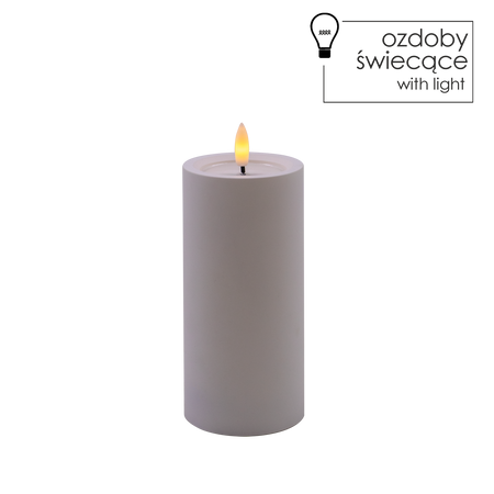 CANDLE LED ALB 7 X 15 CM *9421
