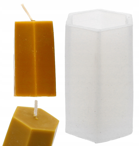 Silicone mold for candles cube plaster honey