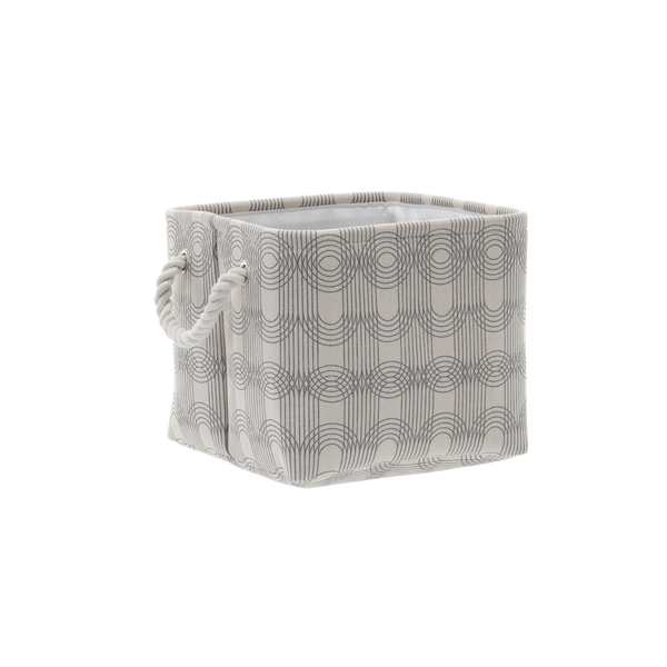 SQUARE BASKET GEOMETRIC SIZE M