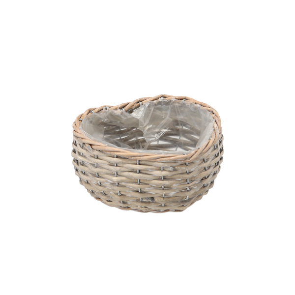 CUIB DE RATTAN IN FORMĂ DE INIMĂ 17 X 19 X 8 CM *9261