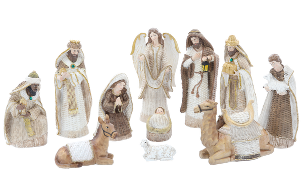 SET. 11 FIGURI DE CRĂCIUN PENTRU 31 CM polyresin *2492