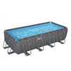 PISCINA CU RAME 5,49 X 2,74 X 1,32 M (POMPĂ DE NISIP, SCARĂ, CAPAC) 