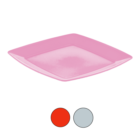 ČTVERCOVÝ TALÍŘ DLAŽDICE 23,5CM bal=48,bal=60 !!! *7277