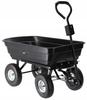 WÓZEK OGRODOWY DWUFUNKCYJNY CZARNY