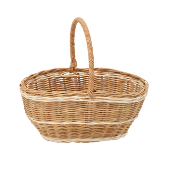 BASKET WITH HANDLE 28 x 21 x 11/24 CM
