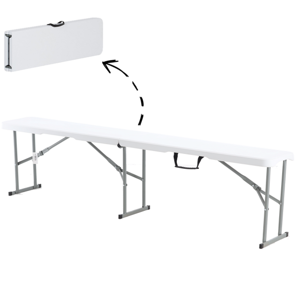 FOLDING CAMPING BENCH 180 X 28 X 43.5 CM