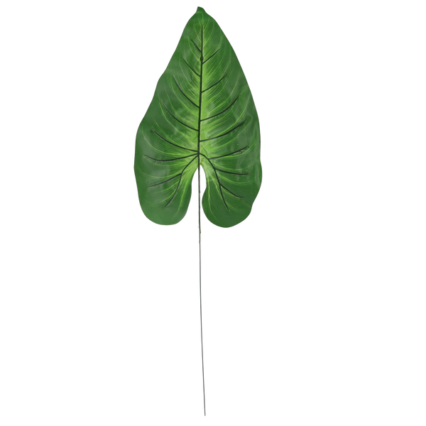 KPL. 12 SZTUCZNYCH GAŁĄZEK - LIŚĆ ALOKAZJI 65 x 36 x 20 CM *1845