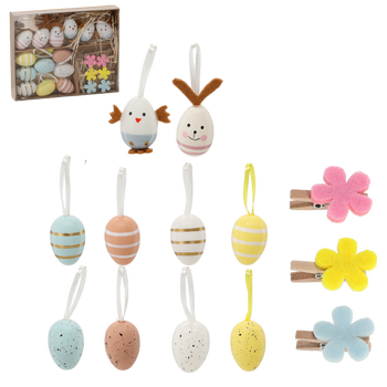 SET DE 20 DECORAȚIUNI DE PAȘTE PENTRU DECORAȚIUNI *8128