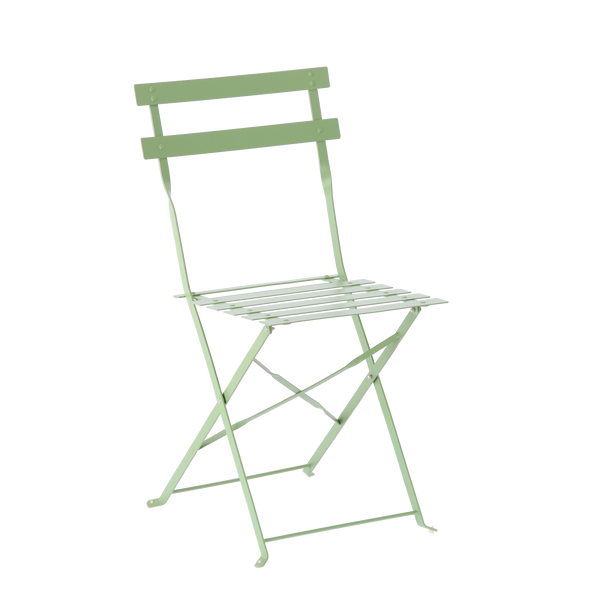 SET DE MOBILIER PENTRU GRĂDINĂ VERDE (MASĂ ROTUNDĂ + 2 SCAUNE) *5134