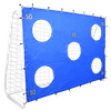 Soccer goal with target cloth