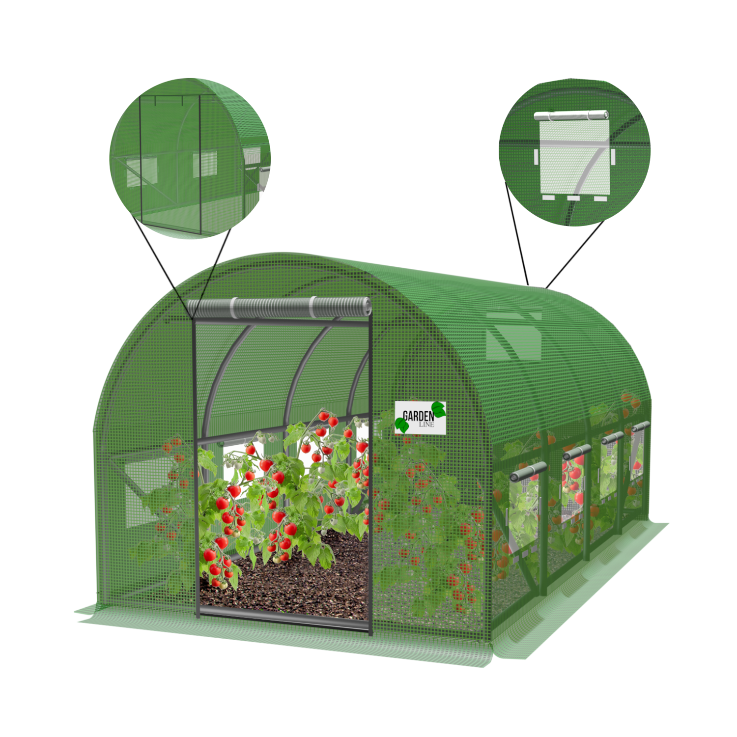 TUNEL FOLIOWY OGRODOWY 3 SEGMENTOWY ZIELONY NEW SOLUTION 3 x 2 x 2 M pol_pl_TUNEL-FOLIOWY-OGRODOWY-3-SEGMENTOWY-ZIELONY-NEW-SOLUTION-3-x-2-x-2-M-5207-1130_2