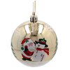 SET OF 24 CHRISTMAS BAUBLES RED, SILVER, GOLD