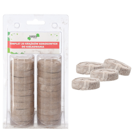 Set de 20 discuri de cocos pentru germinare *3272