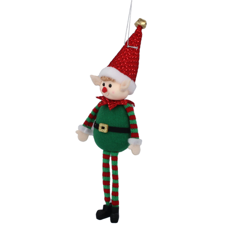 DECORAȚIUNE DE BRAD - ELF MIX DE CULORI 10 x 28 CM ambalaj=6buc *8532