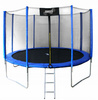 TRAMPOLINA 12FT 374 CM Z DRABINKĄ I SIATKĄ ZABEZPIECZAJĄCĄ *9887