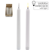 LED WHITE CANDLE 22,5 CM MIX DESIGNS