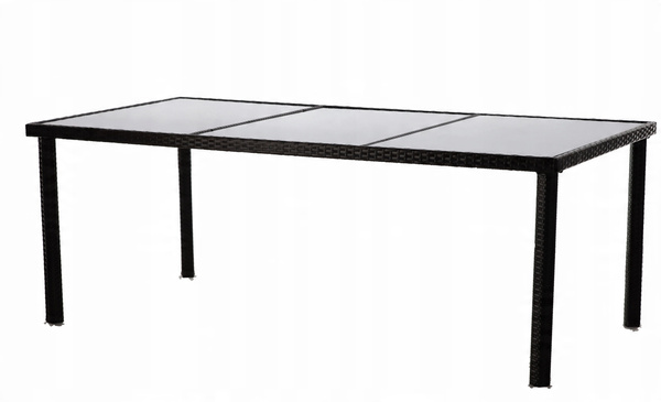 SET DE MOBILĂ DIN RATTAN (MORMÂT + 8 SCaUNE) MARO + BEJ. TABELA *1685