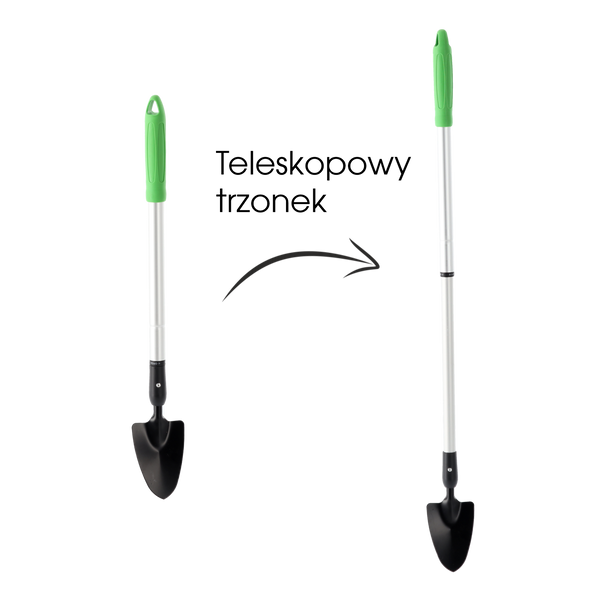 ZÁHRADNÍ LOPATKA S TELESKOPICKOU RUKOJETÍ 71-106 CM *6766