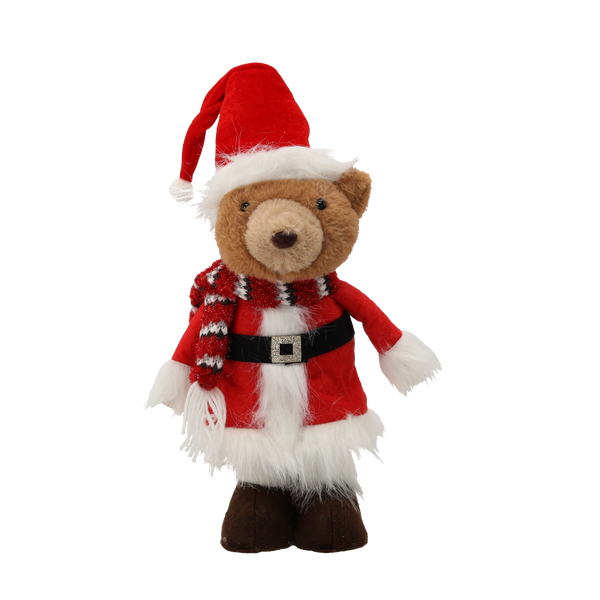 HOLIDAY BEAR WITH ADJUSTABLE LEGS 30 - 45 CM BOY / GIRL