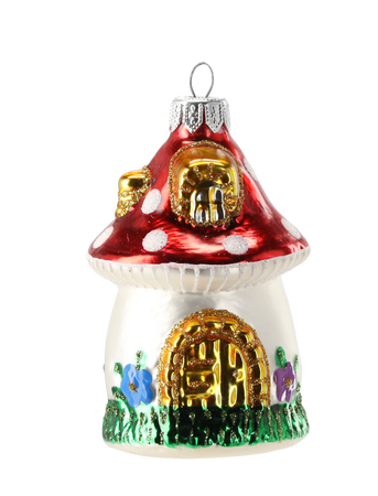 BOMBKA SZKLANA MUCHOMOR DOMEK *6235