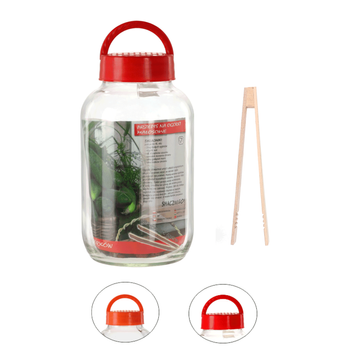 SKLENICA 4L(4,250) +PLASTOVÉ VÍKO+RECEPT/ŠTIPCE ZVÍŤAZENIE=2KS, PAL=252 KS *9625*