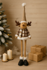 HOLIDAY REINDEER WITH ADJUSTABLE LEGS 90 - 138 CM BEIGE