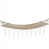 BOHO HAMMOCK WITH FRINGES 200X100 CM BEIGE