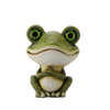 GARDEN FIGURINE - LED FROG 21,5 x 17,5 x 27,5 CM