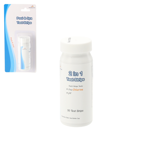 2 IN 1 WATER TEST STRIPS (50 STRIPS):PH, TOTAL ALKALINITY