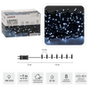 LAMPKI LED 100L ZIMNY BIAŁY DŁ. 3 + 5 M WEWN/ZEWN *9423