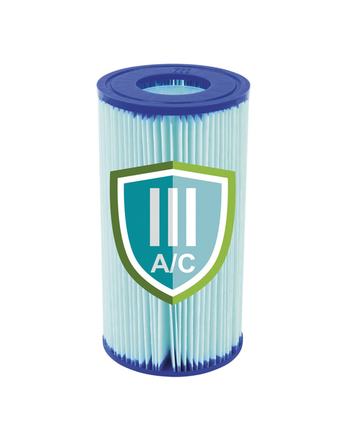 PISCICINA CU STRUCTURĂ DIN RATTAN / FEREASTRĂ 4,88 x 1,22 M (PISCINĂ, POMPĂ DE FILTRARE, SCARĂ, COPERTĂ, DOZATOR) *7099 *1332