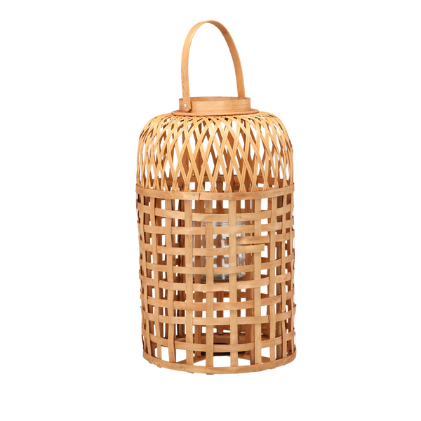 DREVENÝ LAMPIÓN H 52/69 CM *3292