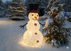 CHRISTMAS DECORATION - SNOWMAN LED 1,5 M 120L IP44