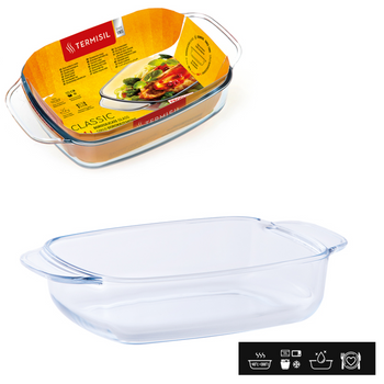 BRYTFANNA ŻAROODPORNA PROSTOKĄTNA 1,4L *1818