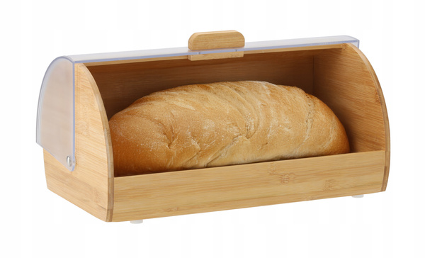 BREAD BOX MENTA - BAMBOO WITH PS COVER 38 x 28 x 18,5 CM
