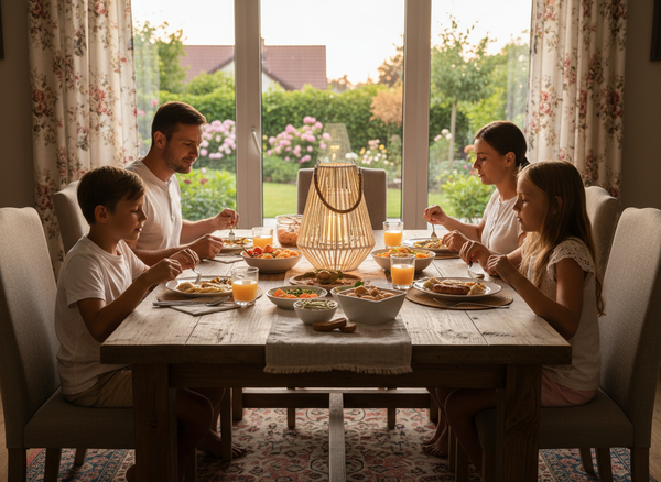 LAMPION H-30 CM BIAŁY Z WKŁADEM SZKLANYM