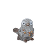 GARDEN FIGURINE - BIRD WITH GLOWING EYES 17 x 12 x 15 CM LED pack=4 pcs