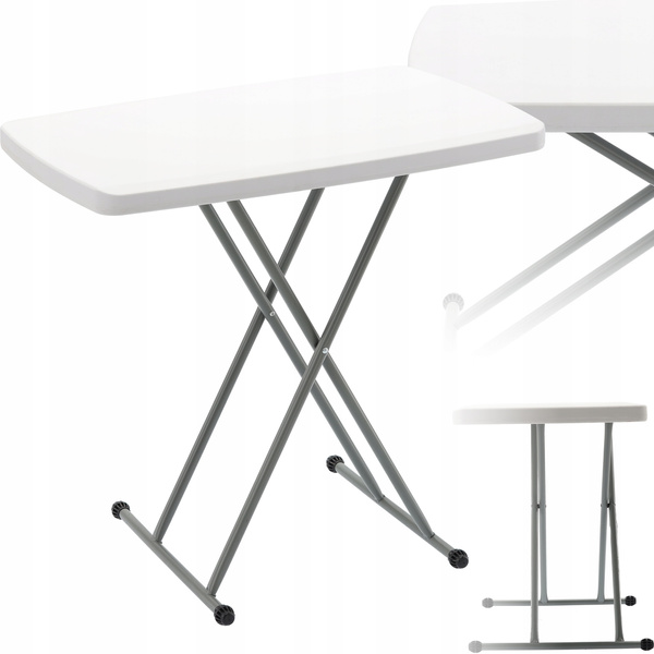 MASĂ TURISTICĂ/CATERING PLIABILĂ 76,5 x 49,5 x 36-71,5 CM REGULABILĂ *9613