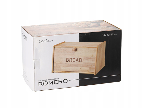CHLEBAK ROMERO - BAMBUSOWY 39 x 23 x 21 CM *3178