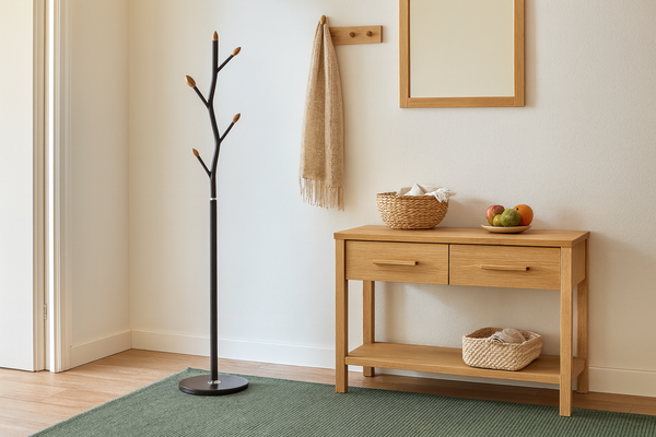 WIESZAK STOJĄCY BUNGUND 170 CM CZARNY *5387