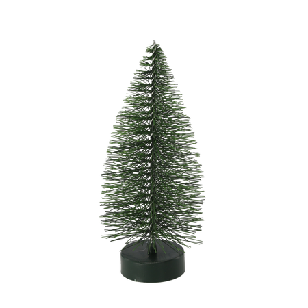 ORNAMENT CRĂCIUN. MINI BRAD 18 CM VERDE disp=6buc *9797