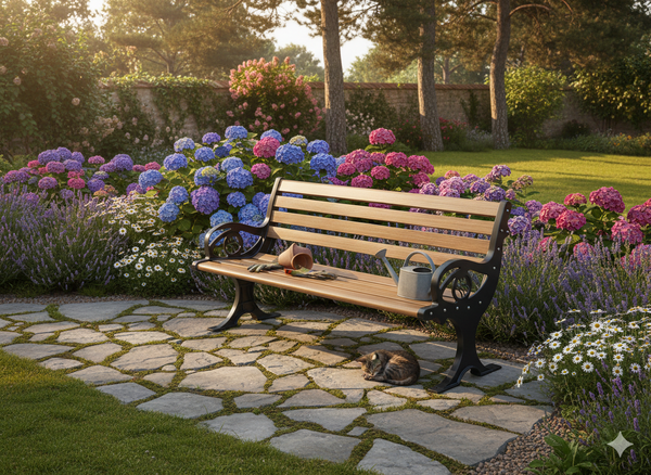 HLINÍKOVÁ ZAHRADNÁ ŁAWKA OGRODOWA ALUMINIOWA "CHARLOTTE" 150 x 58 x 74 CM"CHARLOTTE" 150 x 58 x 74 CM *4096