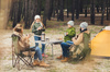 SET TOURIST (TABLE + 4 CHAIRS) 120 x 60 x 70 CM*8211