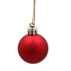 SET OF 24 CHRISTMAS BAUBLES RED, SILVER, GOLD