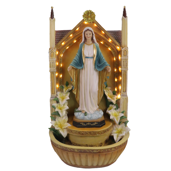 ST. MARY FOUNTAIN 24 X 20 X 48 CM LED