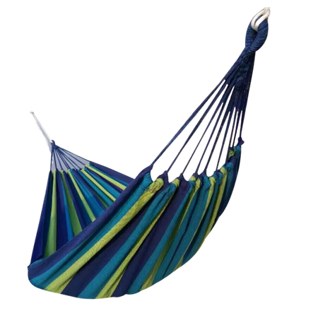 HAMAC 200x100 CM CU DUNGHI ALBASTRU *3330