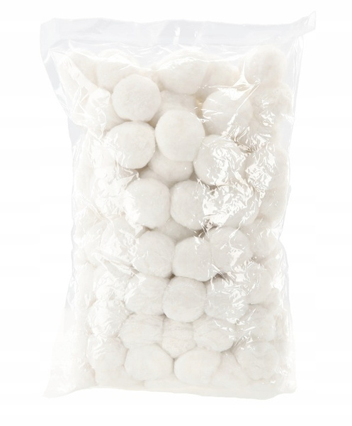 BIELE FILTRAČNÉ GULIČKY 5CM DO PIESKOVÝCH ČERPADIEL 700G *7565